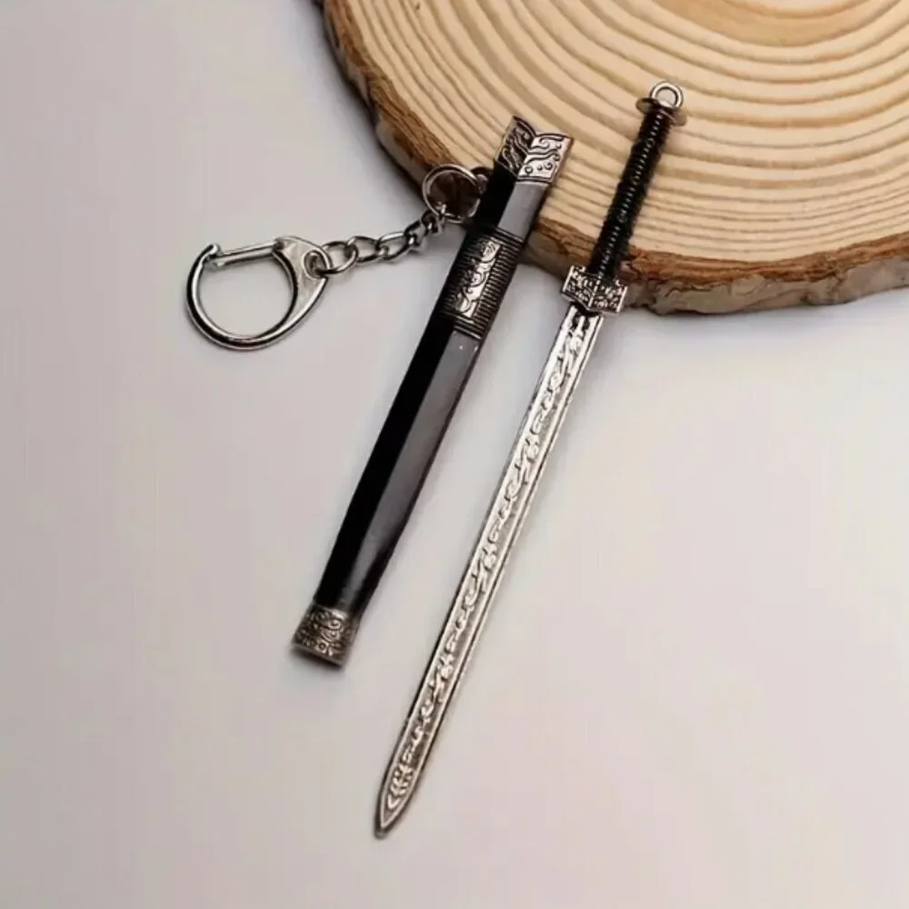 Sword Keychain with Sheath Mini Sword Random Metal #2 NWT